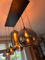 Prachtige hanglamp. 7 bollen, Huis en Inrichting, Lampen | Hanglampen, Ophalen, Zo goed als nieuw, Glas, 75 cm of meer