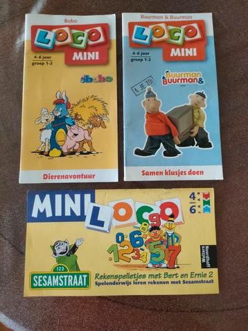 3 x Loco Mini boekje 4 - 6 jaar beschikbaar voor biedingen