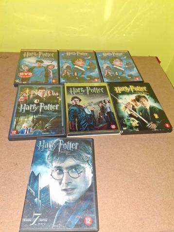 Harrypotter dvd's  beschikbaar voor biedingen