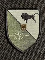 NATO eFP Litouwen mouw embleem., Ophalen of Verzenden, Landmacht, Nederland, Embleem of Badge