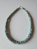 Otazu Turkoois Ketting, Met kristal, Overige materialen, Blauw, Ophalen of Verzenden