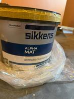 Sikkens Alpha Mat RAL 9010, Doe-het-zelf en Verbouw, Verf, Beits en Lak, Ophalen of Verzenden, Nieuw, Wit, Verf