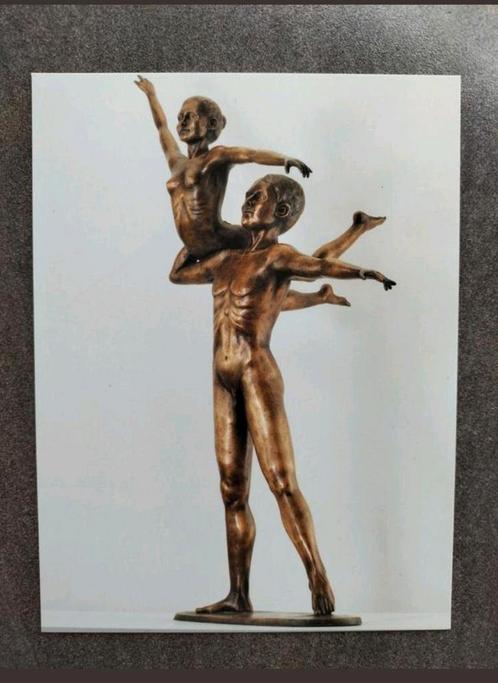 Ansichtkaart Bronzenbeeld "The Act" Kornelia Madej, Antiek en Kunst, Antiek | Koper en Brons, Brons, Ophalen of Verzenden