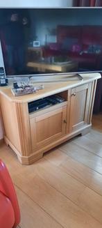 Licht eiken tv meubel, Huis en Inrichting, Kasten | Televisiemeubels, Ophalen, Eikenhout, 50 tot 100 cm, Zo goed als nieuw