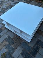 Witte salontafel, Huis en Inrichting, Ophalen, Gebruikt, 50 tot 100 cm, Vierkant