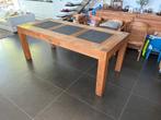 Tafel teak, Huis en Inrichting, Tafels | Eettafels, Ophalen, Gebruikt, Teakhout, 50 tot 100 cm