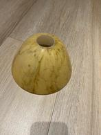 art deco lampenkap geel gemarmerd, Ophalen of Verzenden