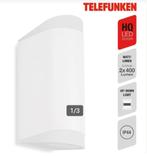 Telefunken 314906TF Up&Down wandlamp wit 2x2,5W NIEUW, Huis en Inrichting, Nieuw, Metaal, Modern, Ophalen of Verzenden