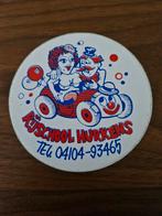 973 Vintage Rijschool Hurkens Sticker, Ophalen of Verzenden, Gebruikt