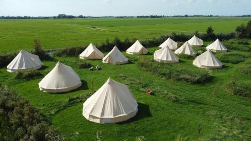 Tipi deluxe groepstent voor 10 personen te Huur #tent huren, Caravans en Kamperen, Tenten, meer dan 6, Zo goed als nieuw, Ophalen of Verzenden