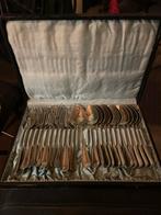 Alpacca bestekset 24-delig in originele koffer, Antiek en Kunst, Antiek | Bestek, Ophalen of Verzenden