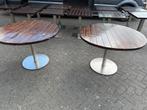 Ronde eettafels 110 cm tafels, Huis en Inrichting, Tafels | Eettafels, 100 tot 150 cm, Cafe bar kroeg retro vintage mancave kantine