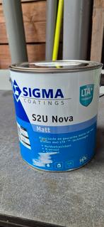 Sigma S2U Nova mat 2,5 liter ral 9010, Doe-het-zelf en Verbouw, Verf, Beits en Lak, Ophalen, Wit, Minder dan 5 liter, Verf