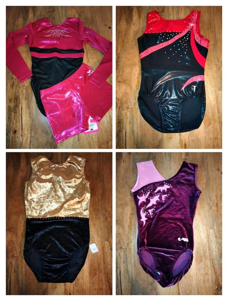 Turnpak/turnpakje/turnpakjes maat 168, Sport en Fitness, Turnen, Zo goed als nieuw, Turnpak(je), Kindermaat 146 t/m 176, Paars