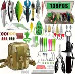 NIEUW 139 delig roofvis set incl tang, tasje, snoek, baars, Watersport en Boten, Hengelsport | Roofvissen, Ophalen of Verzenden