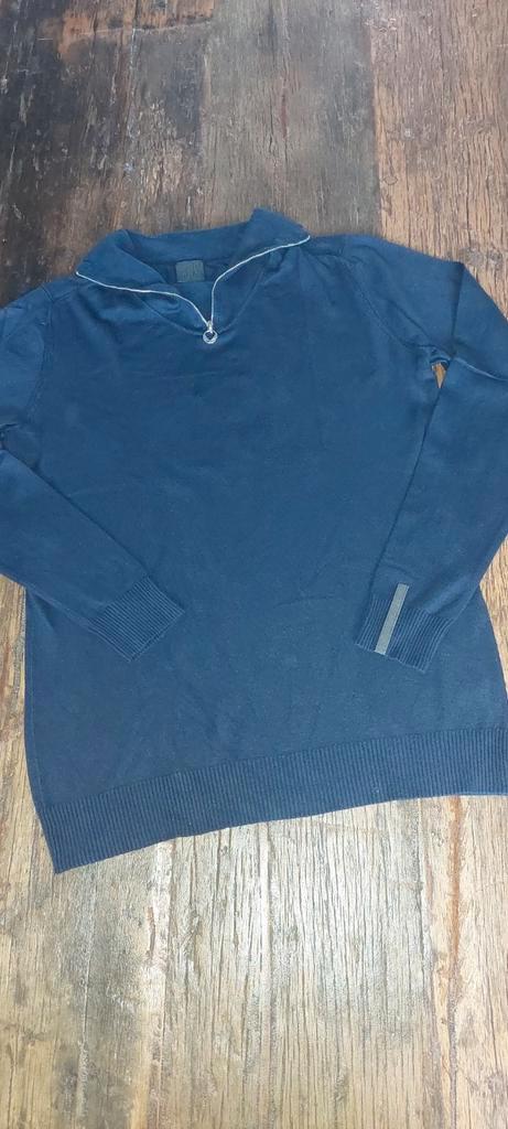 Trui (zipper) Zumo maat M, Kleding | Heren, Truien en Vesten, Zo goed als nieuw, Maat 48/50 (M), Blauw, Ophalen of Verzenden