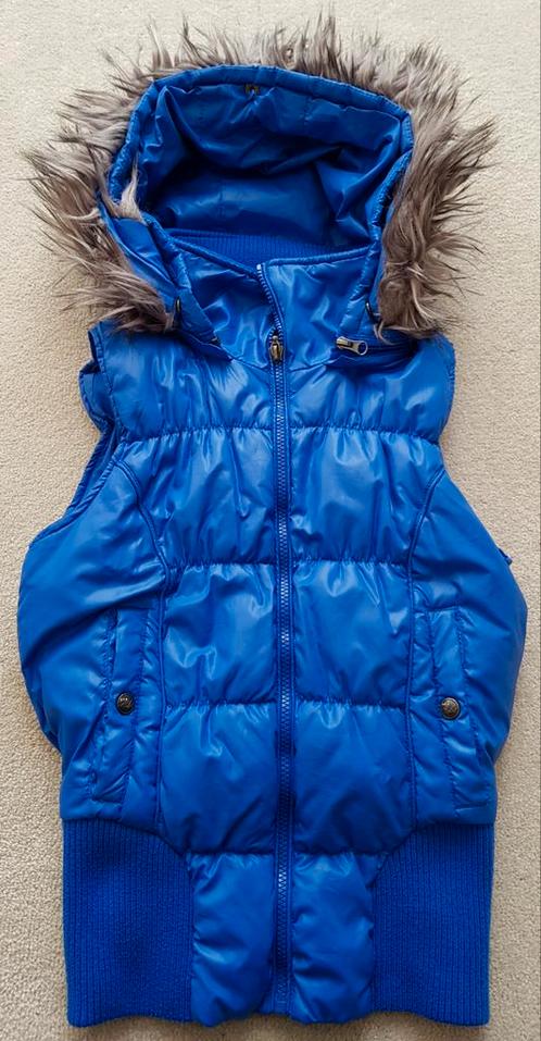 Bodywarmer kobalt blauw maat s cool cat jas bodywarmers, Kleding | Dames, Bodywarmers, Gedragen, Maat 36 (S), Blauw, Verzenden
