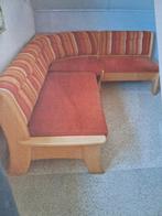 Duitse hoekbank / zithoek  met bergruimte, Huis en Inrichting, Ophalen, 125 cm of meer, 125 cm of meer, Zo goed als nieuw