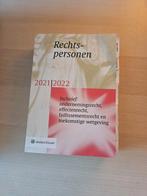 Wolters Kluwer Rechtspersonen 2021/2022, Boeken, Ophalen of Verzenden, Wolters Kluwer, Alpha, WO