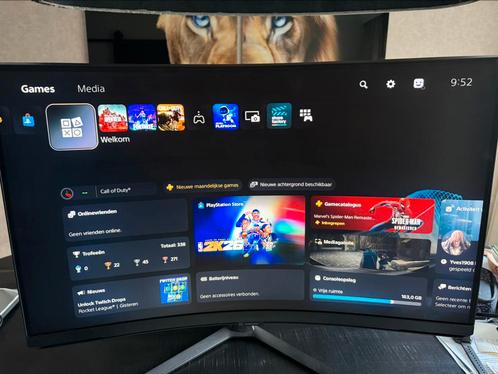 Monitor Samsung odyssey, Computers en Software, Monitoren, Zo goed als nieuw, 101 t/m 150 Hz, DisplayPort, Gaming, Curved, In hoogte verstelbaar