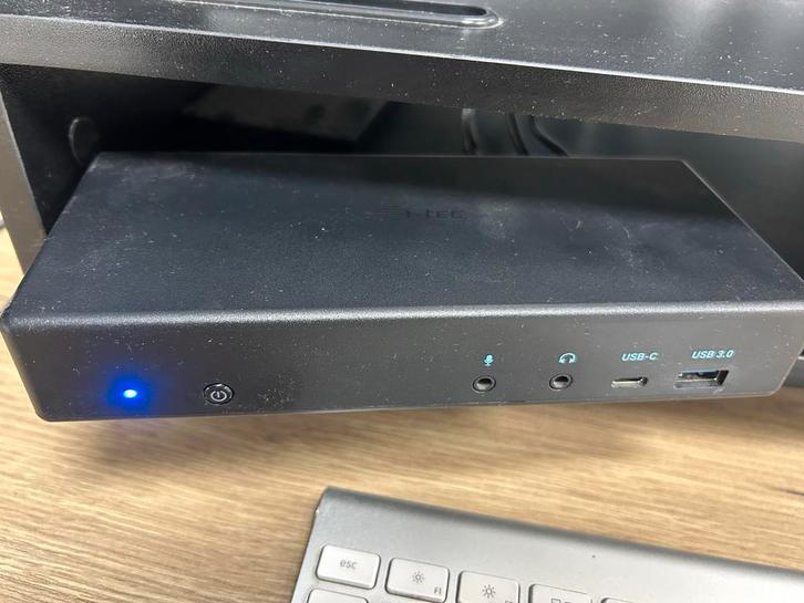 I-TEC USB-C Quattro Docking Station met Power Delivery, Computers en Software, Barebones, Zo goed als nieuw, Ophalen of Verzenden