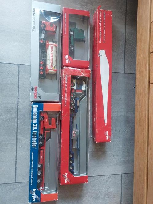 Lotje herpa, Hobby en Vrije tijd, Modelauto's | 1:87, Zo goed als nieuw, Bus of Vrachtwagen, Herpa, Ophalen of Verzenden