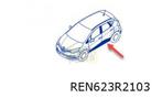 Renault Captur (4/13-1/20) stootlijst achterportier Links (z, Auto-onderdelen, Carrosserie en Plaatwerk, Nieuw, Deur, Ophalen of Verzenden