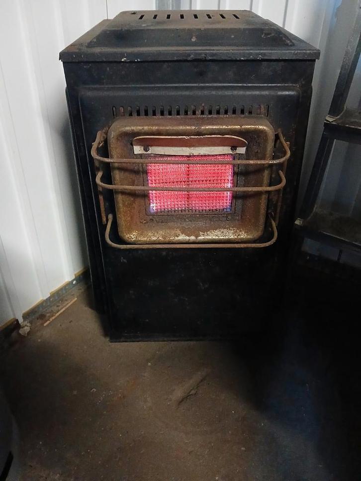 Straalkachel - Vintage Verwarming, Huis en Inrichting, Kachels, Gebruikt, Vrijstaand, Gaskachel, Gas, Ophalen of Verzenden