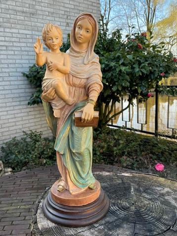 Mooi Mariabeeld ❤️ Maria met kindje binnen/buiten beschikbaar voor biedingen
