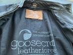 Zacht leren Goosecraft biker jacket 429, Maat 38/40 (M), Goosecraft, Zwart, Ophalen of Verzenden