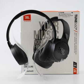 JBL Tune 660NC Bluetooth Koptelefoon Zwart | Nieuwstaat beschikbaar voor biedingen