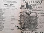 Frou-Frou, Muziek en Instrumenten, Bladmuziek, Verzenden, Gebruikt, Artiest of Componist, Populair