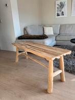 Teak houten decoratiebankje - Xenos, Ophalen, Zo goed als nieuw