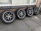18INCH BBS velgen met Hancook 225/40R18 winterbanden, Auto-onderdelen, Banden en Velgen, Ophalen, 18 inch, Velg(en), Winterbanden
