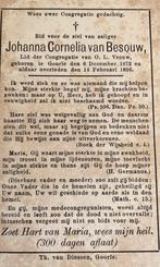 Johanna Cornelia van Besouw Goorle 1872, Verzamelen, Ophalen of Verzenden