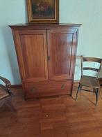Retro Houten Kast met Deuren en Lade, Ophalen, Gebruikt, 50 tot 100 cm, 25 tot 50 cm