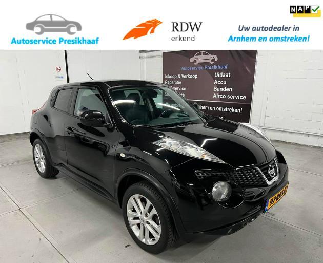 Nissan Juke 1.6 Tekna CAMERA / NAP / VOL-LEDER, Auto's, Nissan, Bedrijf, Te koop, Juke, ABS, Achteruitrijcamera, Airbags, Airconditioning