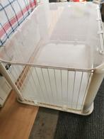 Mooie witte hondenbench, Dieren en Toebehoren, Hondenbenches, Ophalen, Zo goed als nieuw