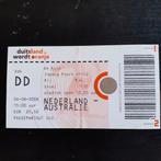 Ticket Nederland-Australië 4-6-2006., Gebruikt, Verzenden