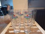 13 halve liters Heineken glazen, Ophalen of Verzenden, Zo goed als nieuw, Glas of Glazen, Heineken