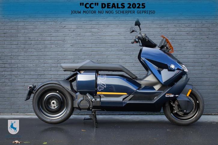 BMW CE 04 / BTW / Full option / Imperial blauw, Motoren, Motoren | BMW, Bedrijf, Scooter, 12 t/m 35 kW, ABS, Handvatverwarming