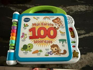Vtech Mijn Eerste 100 Woordjes met geluid en muziek kinderen beschikbaar voor biedingen