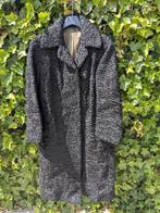 Astrakhan (black lamb) bontjas, Kleding | Dames, Ophalen of Verzenden, Gedragen, Zwart