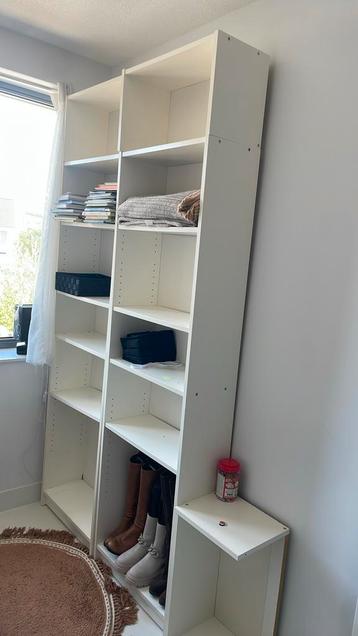 2x BILLY Boekenkast, wit, 80x39x202 cm IKEA - afbeelding 1