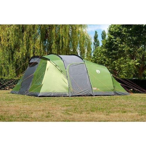 Grote 6persoons Coleman tent met bagagewagen., Caravans en Kamperen, Tenten, tot en met 6, Gebruikt, Ophalen