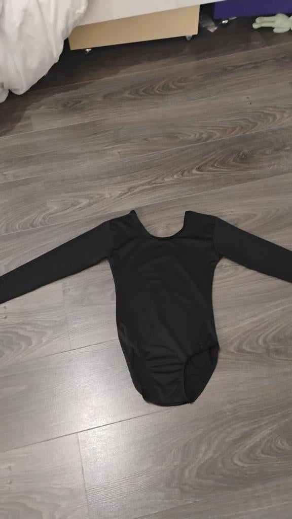 Zwarte Turnpakje Maat 152, Zwart, Ophalen of Verzenden, Zo goed als nieuw, Turnpak(je)