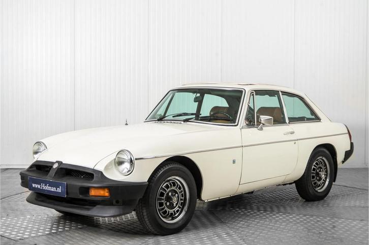 MG B GT V8 LHD (bj 1975), Auto's, MG, Bedrijf, Te koop, B, Benzine, Coupé, Handgeschakeld, Geïmporteerd, Wit, Gebruikt
