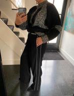 Co’couture, prachtige zwarte broek, travelkwaliteit, M/L, Kleding | Dames, Maat 38/40 (M), Zwart, Ophalen of Verzenden, Zo goed als nieuw
