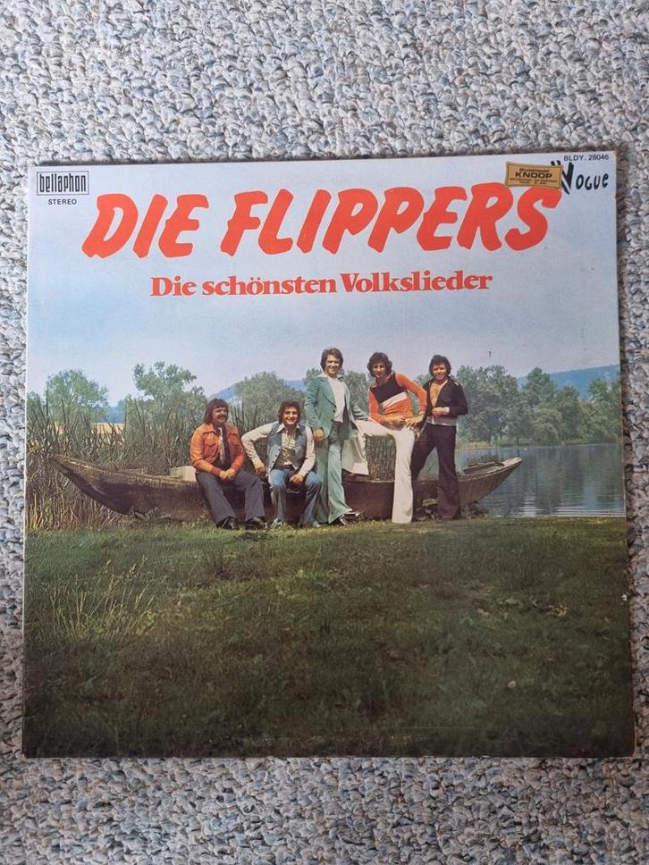 Die Flippers - Die schönsten Volkslieder LP, Cd's en Dvd's, Vinyl | Nederlandstalig, Gebruikt, Levenslied of Smartlap, 12 inch