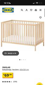 Ikea ledikant sniglar zgan, Ophalen, Zo goed als nieuw, Minder dan 140 cm, Minder dan 70 cm